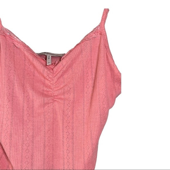 IZZY POINTELLE TANK TOP in Pink by BCBGeneration NEW Size M NEW - Picture 7 of 14